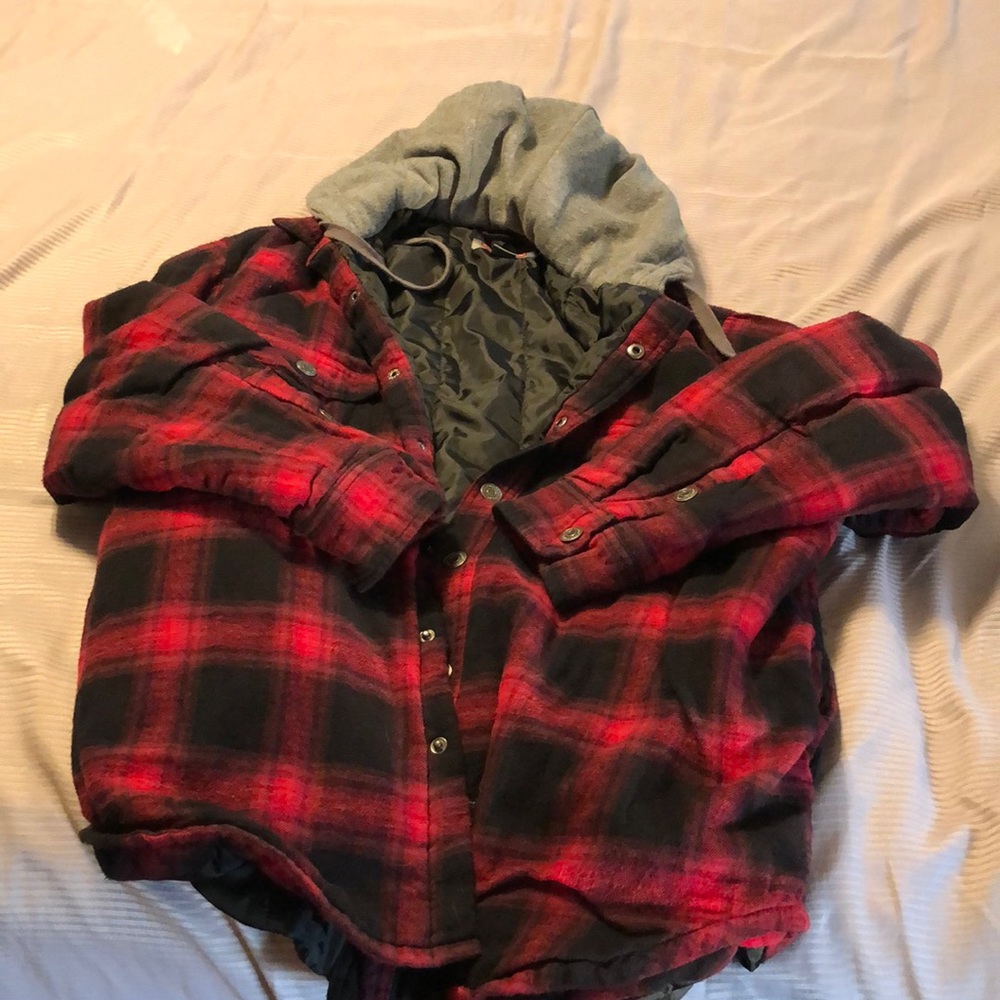 Craftsman red plaid flannel jacket. NWOT